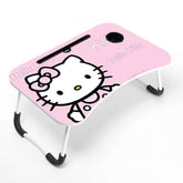 Laptop folding table with drawer